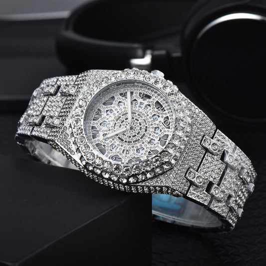 Full Diamond Quartz Fashion Watch High Quality